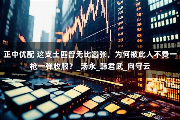 正中优配 这支土匪曾无比嚣张，为何被此人不费一枪一弹收服？_汤永_韩君武_向守云