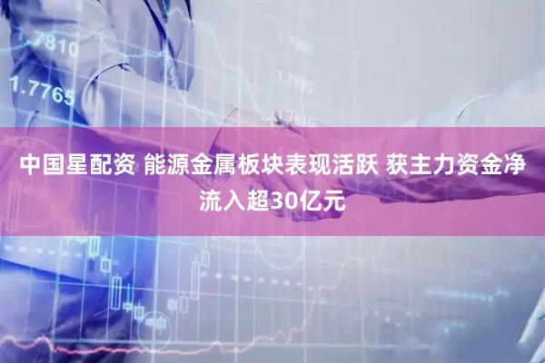 中国星配资 能源金属板块表现活跃 获主力资金净流入超30亿元